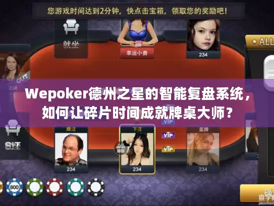 Wepoker德州之星的智能复盘系统，如何让碎片时间成就牌桌大师？
