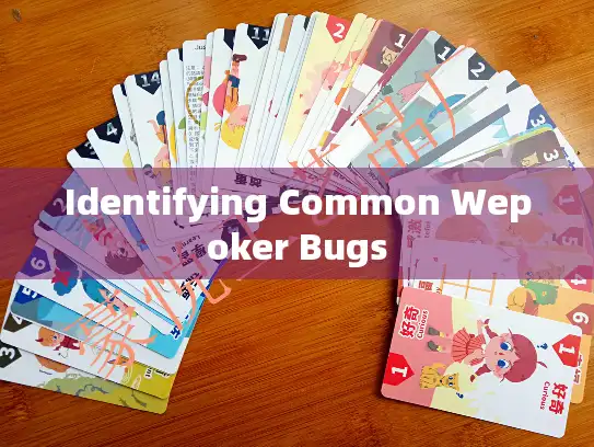 Identifying Common Wepoker Bugs