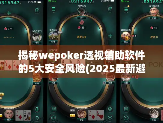 揭秘wepoker透视辅助软件的5大安全风险(2025最新避坑指南)