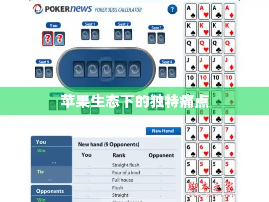 苹果生态下的独特痛点