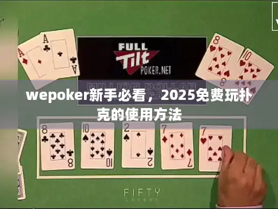 wepoker新手必看，2025免费玩扑克的使用方法