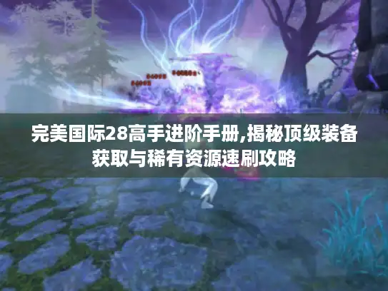 完美国际28高手进阶手册,揭秘顶级装备获取与稀有资源速刷攻略