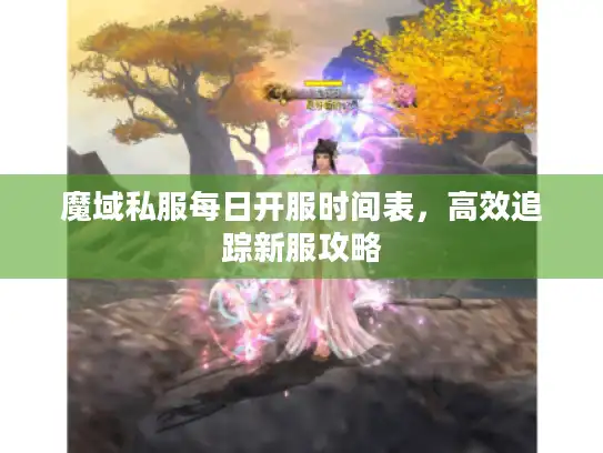 魔域私服每日开服时间表，高效追踪新服攻略