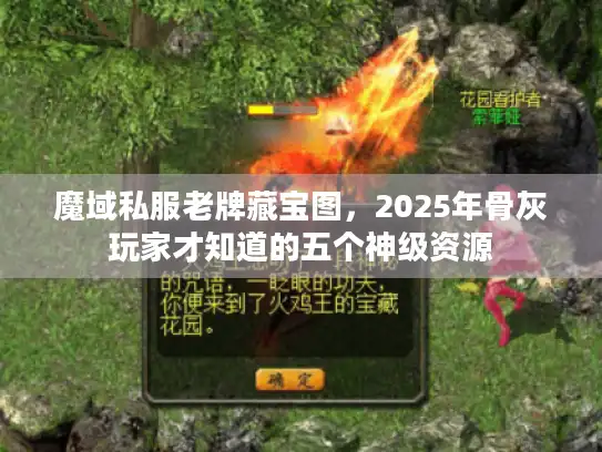 魔域私服老牌藏宝图，2025年骨灰玩家才知道的五个神级资源