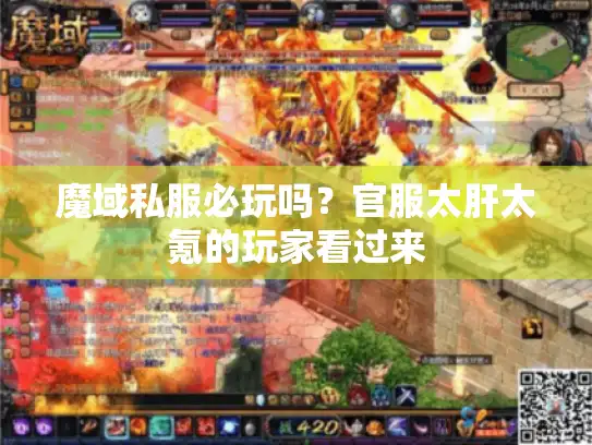 魔域私服必玩吗？官服太肝太氪的玩家看过来