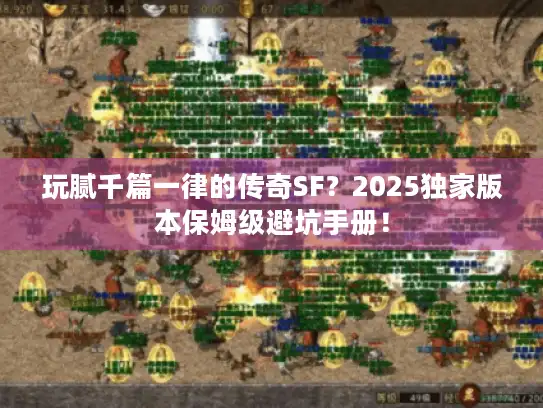 玩腻千篇一律的传奇SF?2025独家版本保姆级避坑手册! 玩腻千篇一律的传奇SF?2025独家版本保姆级避坑手册!