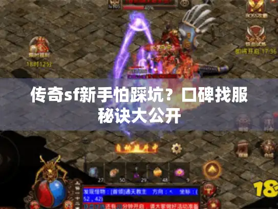 传奇sf新手怕踩坑？口碑找服秘诀大公开