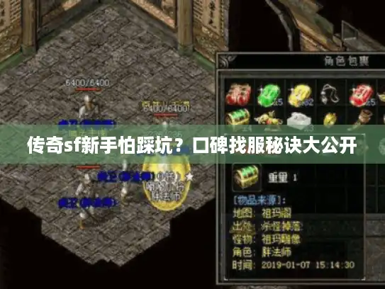 传奇sf新手怕踩坑？口碑找服秘诀大公开