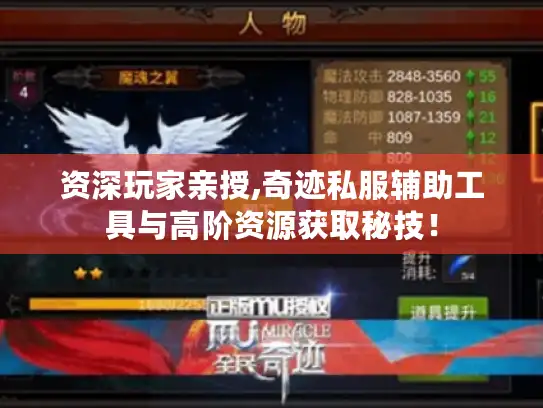 资深玩家亲授,奇迹私服辅助工具与高阶资源获取秘技! 资深玩家亲授,奇迹私服辅助工具与高阶资源获取秘技!