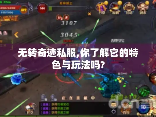 无转奇迹私服,你了解它的特色与玩法吗?