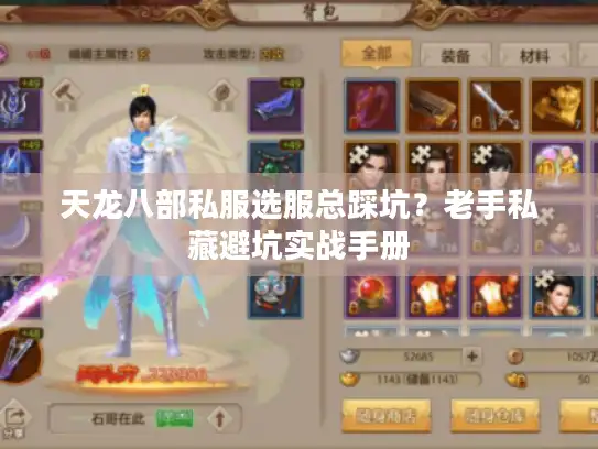 天龙八部私服选服总踩坑?老手私藏避坑实战手册 天龙八部私服选服总踩坑?老手私藏避坑实战手册