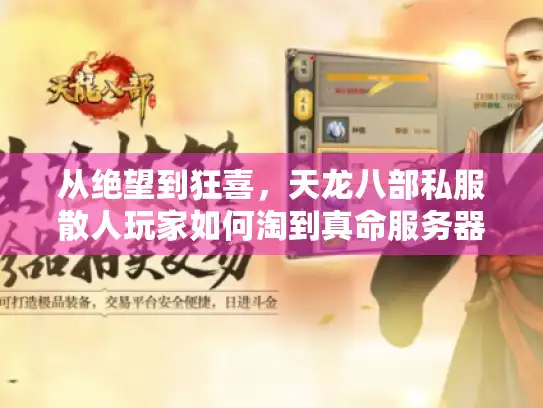 从绝望到狂喜，天龙八部私服散人玩家如何淘到真命服务器