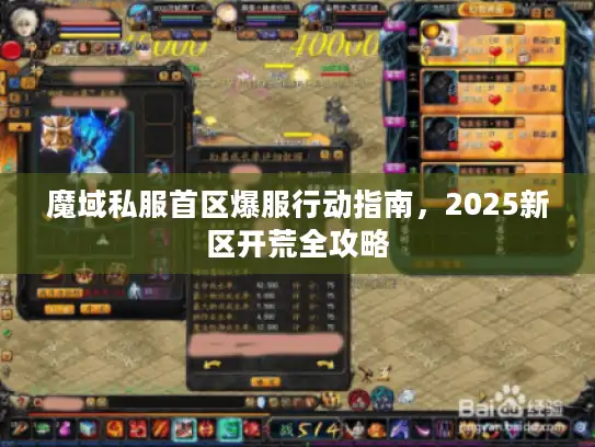 魔域私服首区爆服行动指南，2025新区开荒全攻略