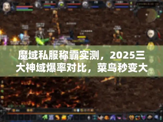 魔域私服称霸实测，2025三大神域爆率对比，菜鸟秒变大佬