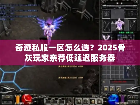 奇迹私服一区怎么选?2025骨灰玩家亲荐低延迟服务器 奇迹私服一区怎么选?2025骨灰玩家亲荐低延迟服务器