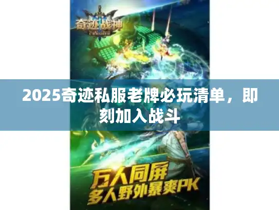 2025奇迹私服老牌必玩清单，即刻加入战斗