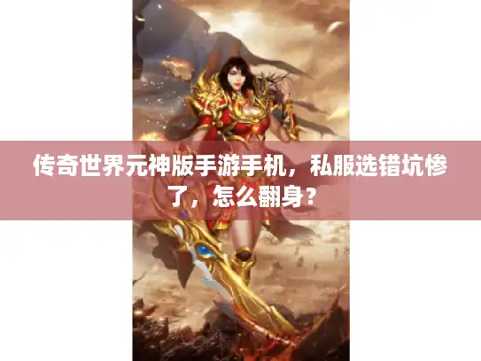 传奇世界元神版手游手机,私服选错坑惨了,怎么翻身? 传奇世界元神版手游手机,私服选错坑惨了,怎么翻身?
