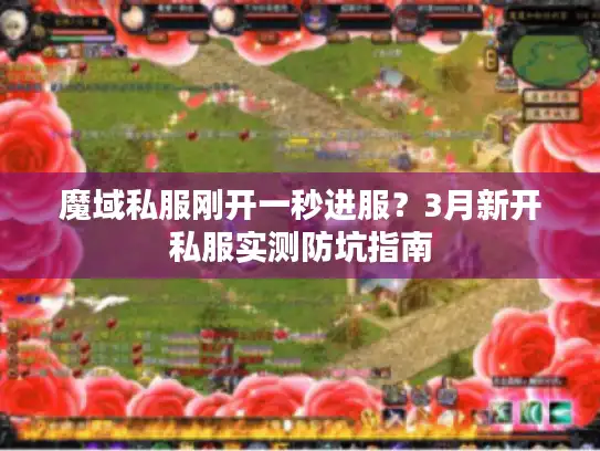 魔域私服刚开一秒进服？3月新开私服实测防坑指南
