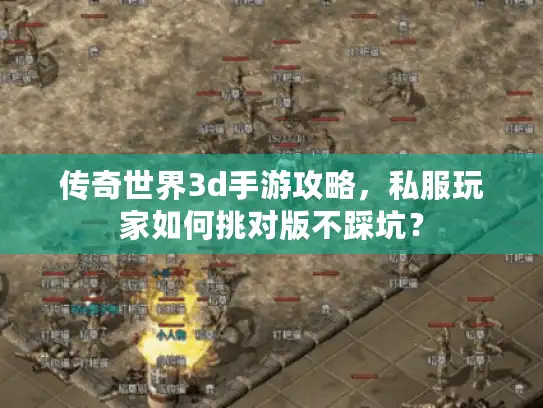 传奇世界3d手游攻略，私服玩家如何挑对版不踩坑？