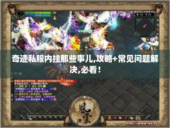 奇迹私服内挂那些事儿,攻略+常见问题解决,必看！