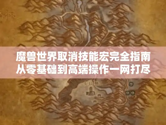 魔兽世界取消技能宏完全指南从零基础到高端操作一网打尽