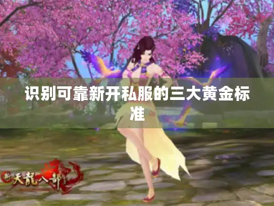 识别可靠新开私服的三大黄金标准