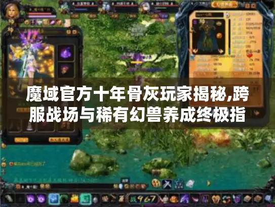 魔域官方十年骨灰玩家揭秘,跨服战场与稀有幻兽养成终极指南 魔域官方十年骨灰玩家揭秘,跨服战场与稀有幻兽养成终极指南