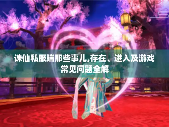 诛仙私服端那些事儿,存在、进入及游戏常见问题全解