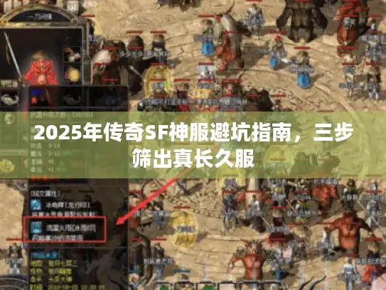 2025年传奇SF神服避坑指南，三步筛出真长久服