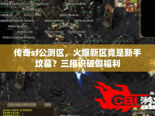 传奇sf公测区，火爆新区竟是新手坟墓？三招识破假福利