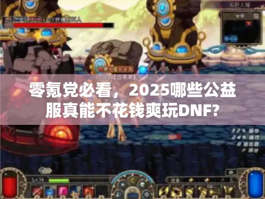 零氪党必看，2025哪些公益服真能不花钱爽玩DNF?