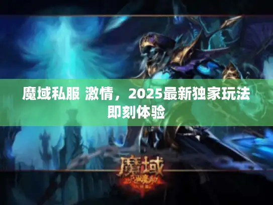 魔域私服 激情，2025最新独家玩法即刻体验