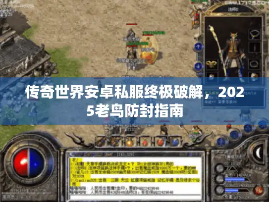传奇世界安卓私服终极破解，2025老鸟防封指南