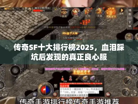 传奇SF十大排行榜2025，血泪踩坑后发现的真正良心服