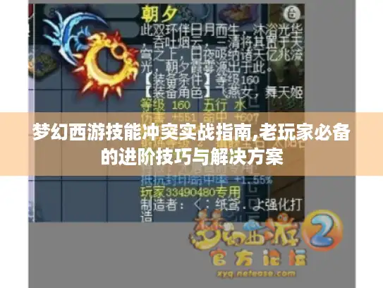 梦幻西游技能冲突实战指南,老玩家必备的进阶技巧与解决方案
