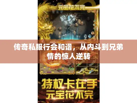 传奇私服行会和谐，从内斗到兄弟情的惊人逆转