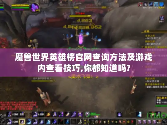 魔兽世界英雄榜官网查询方法及游戏内查看技巧,你都知道吗?