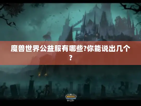 魔兽世界公益服有哪些?你能说出几个?