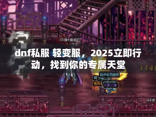dnf私服 轻变服，2025立即行动，找到你的专属天堂