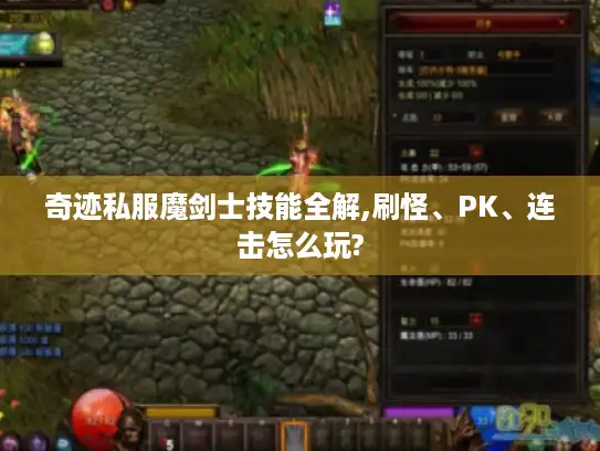 奇迹私服魔剑士技能全解,刷怪、PK、连击怎么玩?