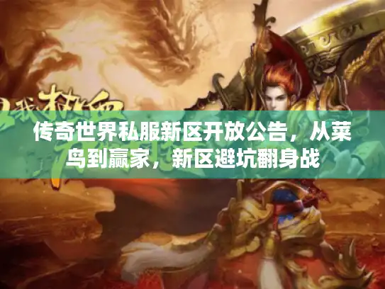传奇世界私服新区开放公告，从菜鸟到赢家，新区避坑翻身战