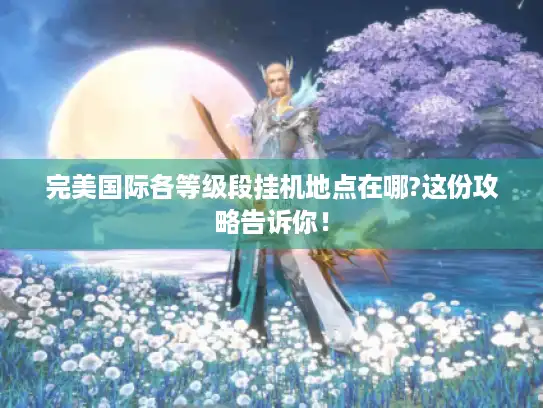 完美国际各等级段挂机地点在哪?这份攻略告诉你！