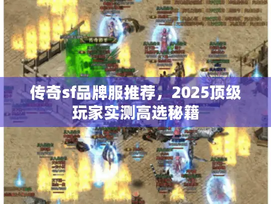 传奇sf品牌服推荐，2025顶级玩家实测高选秘籍