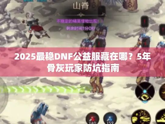 2025最稳DNF公益服藏在哪?5年骨灰玩家防坑指南 2025最稳DNF公益服藏在哪?5年骨灰玩家防坑指南