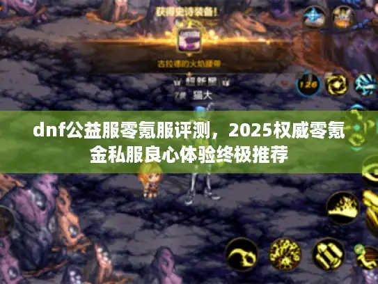 dnf公益服零氪服评测，2025权威零氪金私服良心体验终极推荐