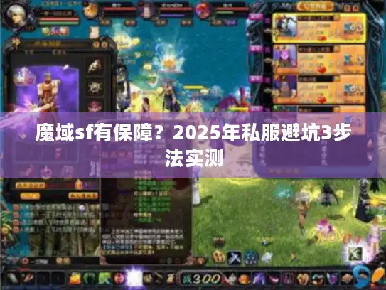 魔域sf有保障？2025年私服避坑3步法实测