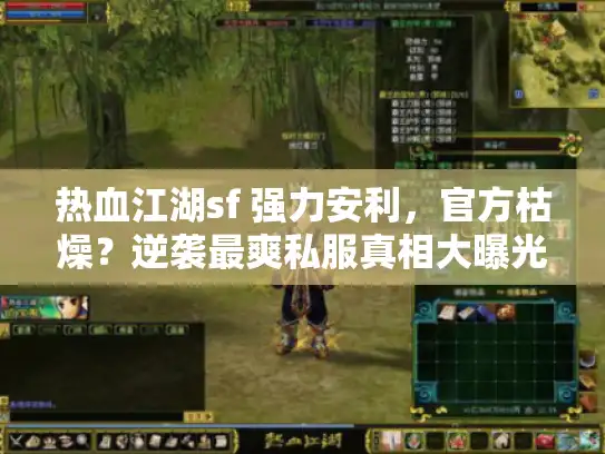 热血江湖sf 强力安利，官方枯燥？逆袭最爽私服真相大曝光！