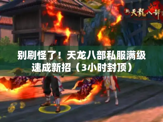 别刷怪了！天龙八部私服满级速成新招（3小时封顶）