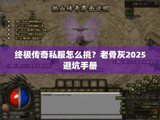 终极传奇私服怎么挑?老骨灰2025避坑手册 终极传奇私服怎么挑?老骨灰2025避坑手册