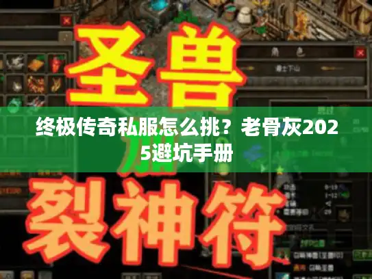 终极传奇私服怎么挑?老骨灰2025避坑手册 终极传奇私服怎么挑?老骨灰2025避坑手册
